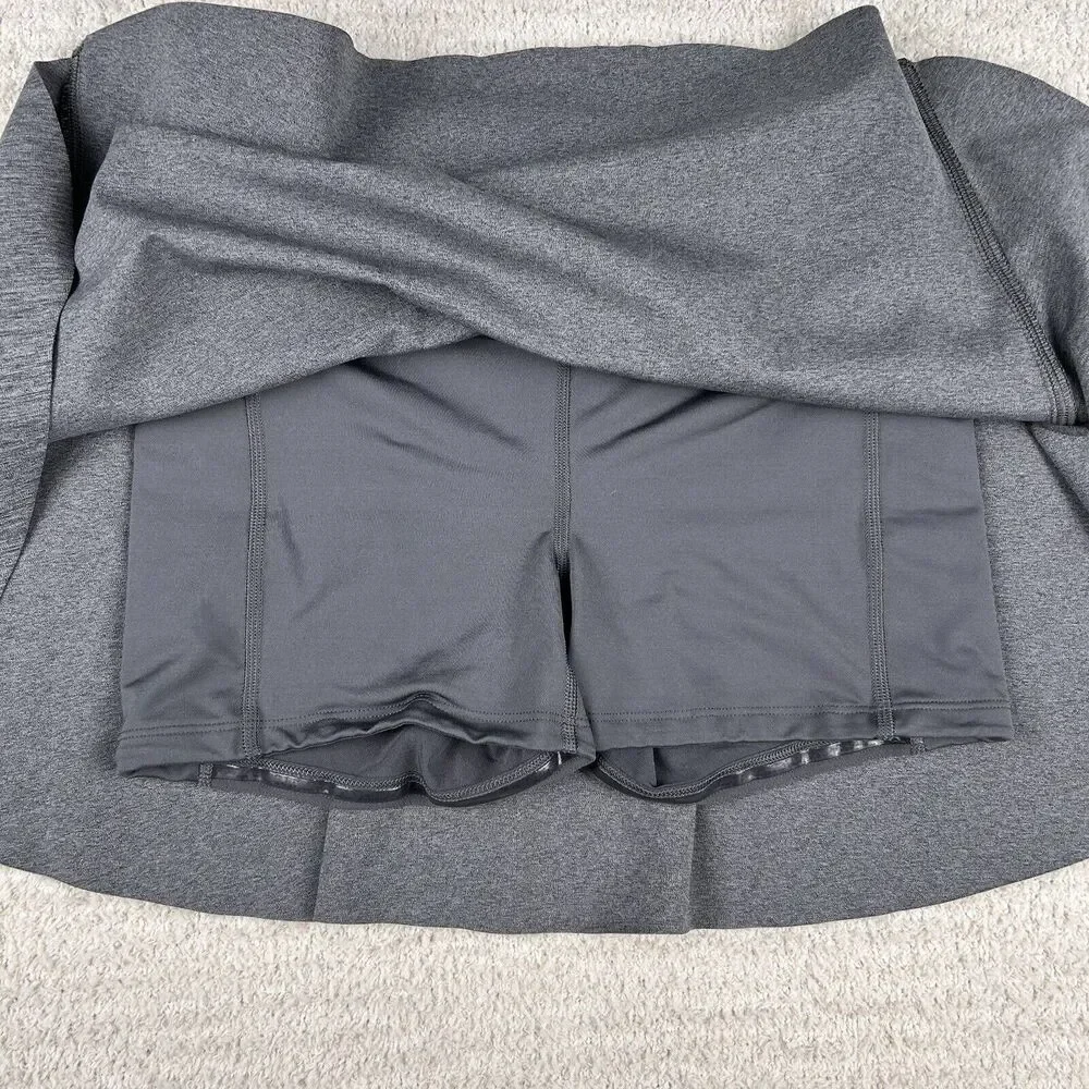 Athleta Womens Skort XXS Gray Match Point Athletic‎ Tennis Golf Pickleball Mini